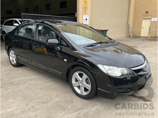 1/2008 Honda Civic VTi-L MY07 4d Sedan Black 1.8L