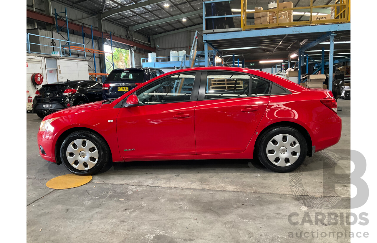 2/2012 Holden Cruze CD JH MY12 4d Sedan Red Hot Turbo 1.4L