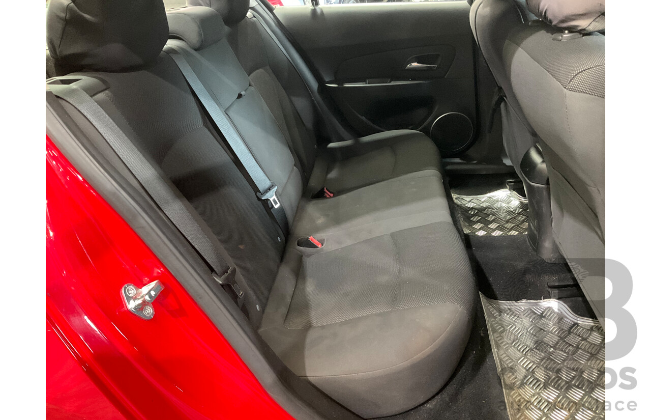 2/2012 Holden Cruze CD JH MY12 4d Sedan Red Hot Turbo 1.4L
