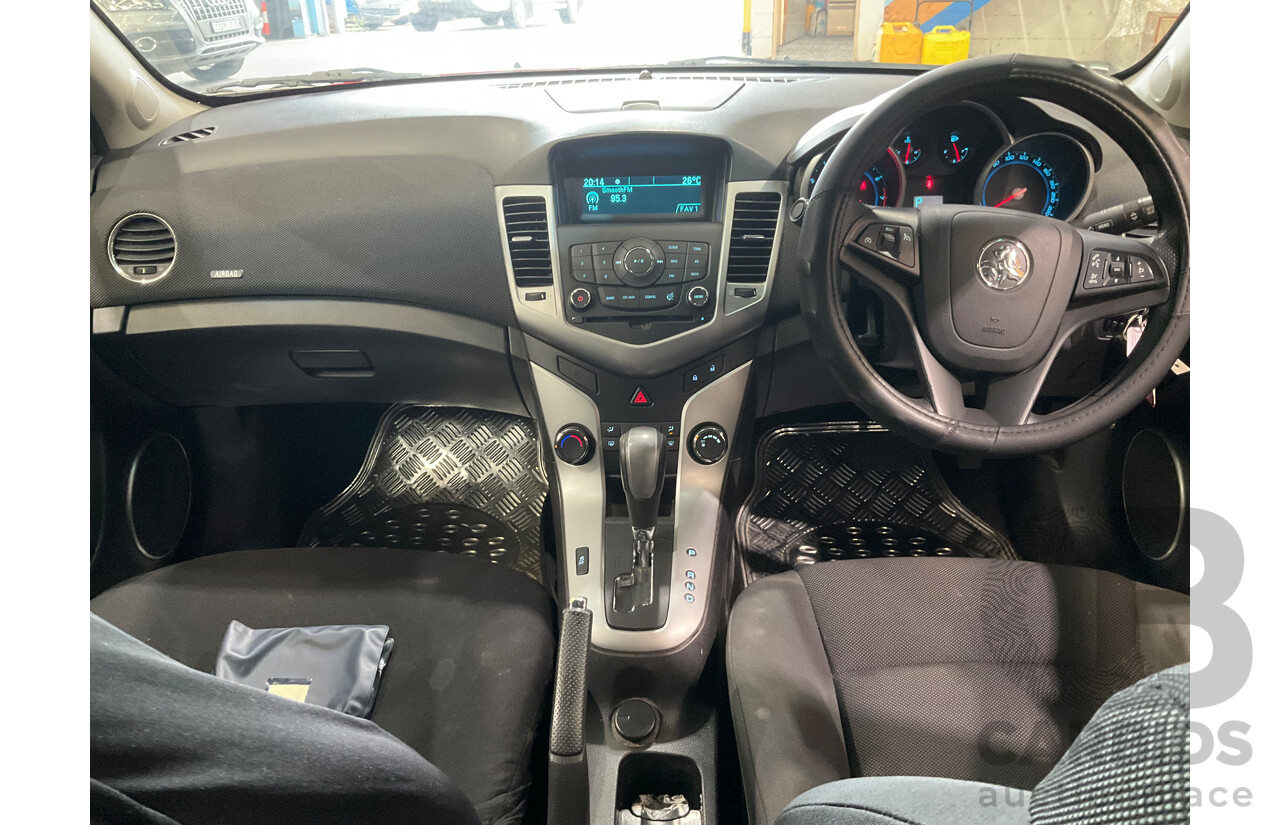 2/2012 Holden Cruze CD JH MY12 4d Sedan Red Hot Turbo 1.4L