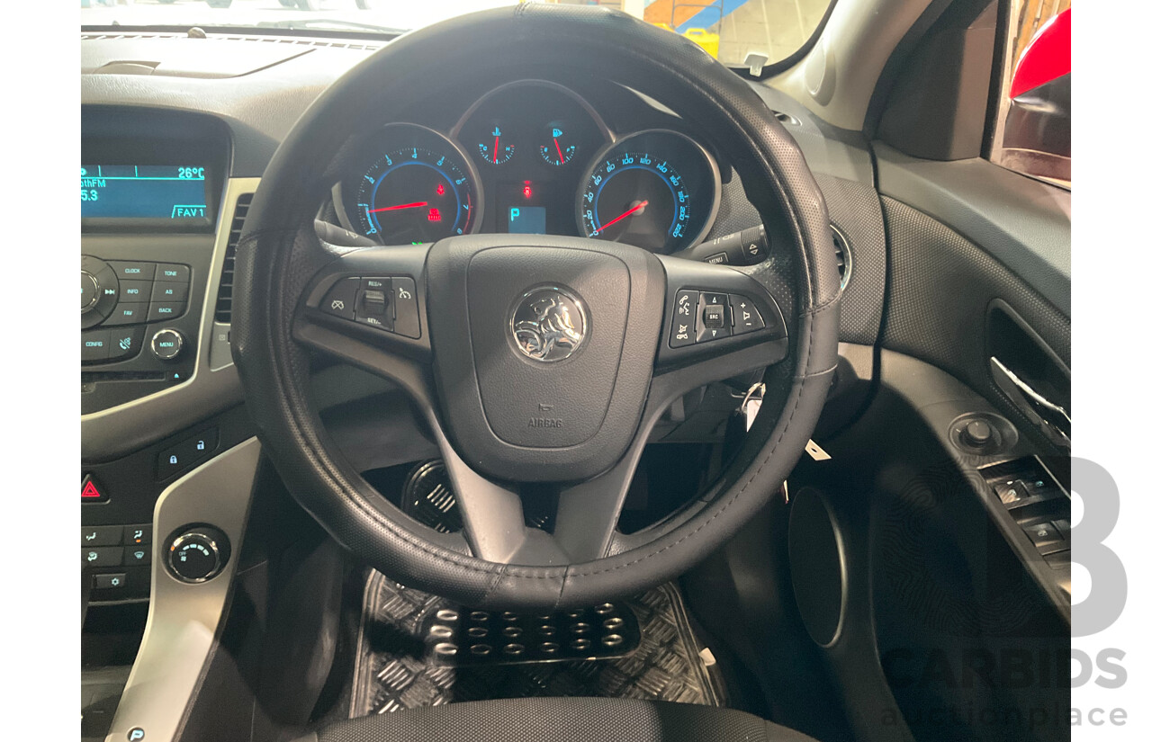 2/2012 Holden Cruze CD JH MY12 4d Sedan Red Hot Turbo 1.4L