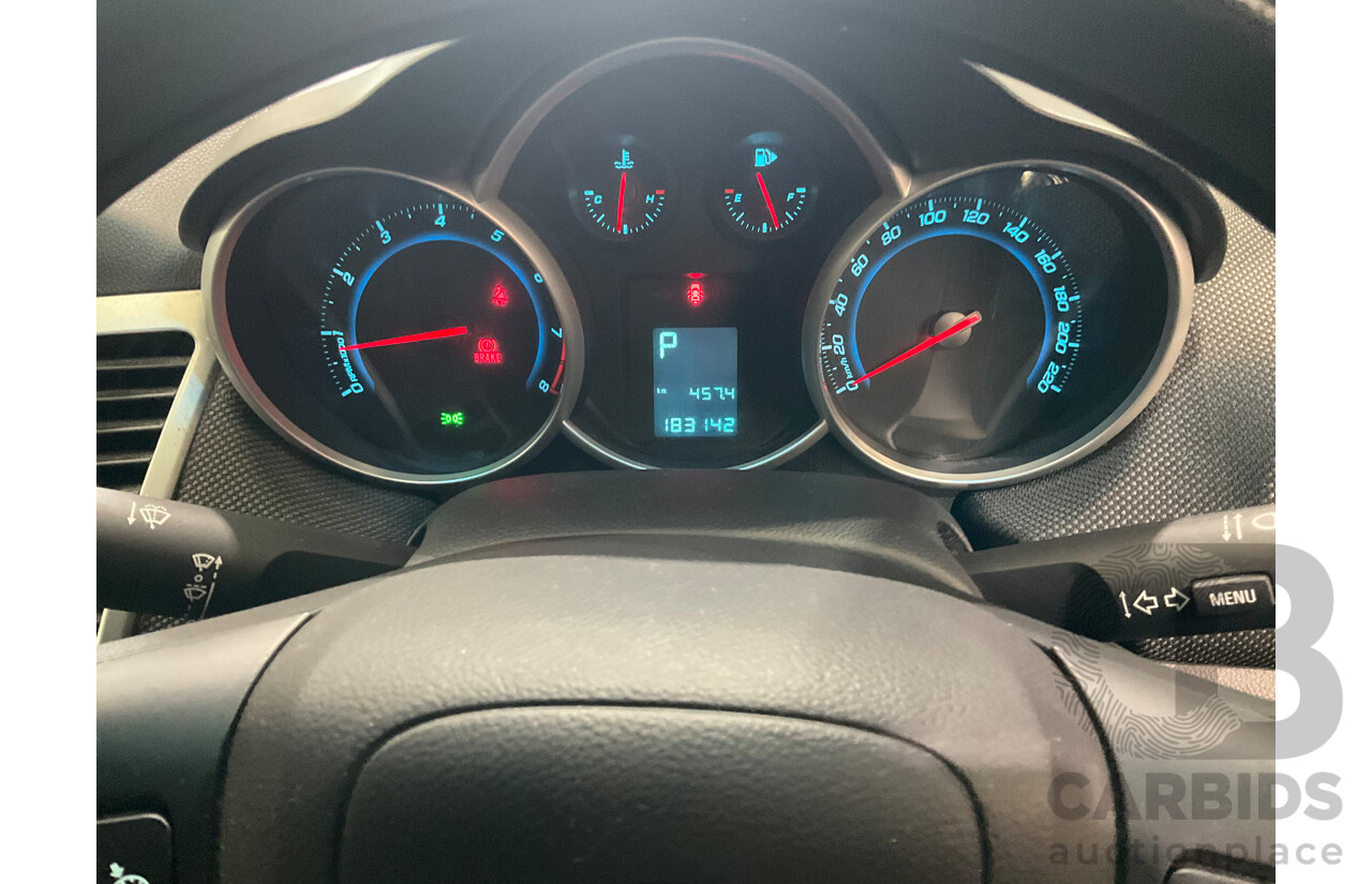 2/2012 Holden Cruze CD JH MY12 4d Sedan Red Hot Turbo 1.4L