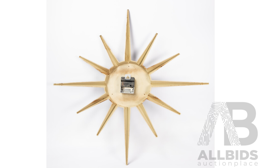 Vintage Junghans Starburst Wall Clock
