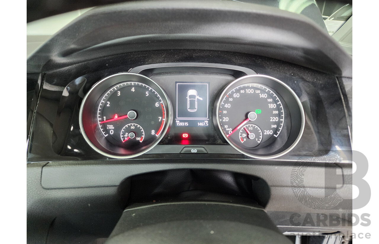 2/2015 Volkswagen Golf 103 TSI Highline AU MY15 5d Hatchback Black 1.4L