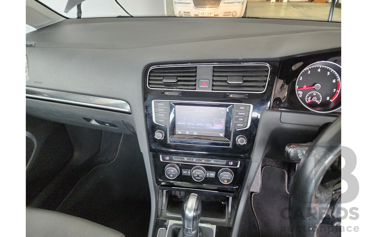 2/2015 Volkswagen Golf 103 TSI Highline AU MY15 5d Hatchback Black 1.4L