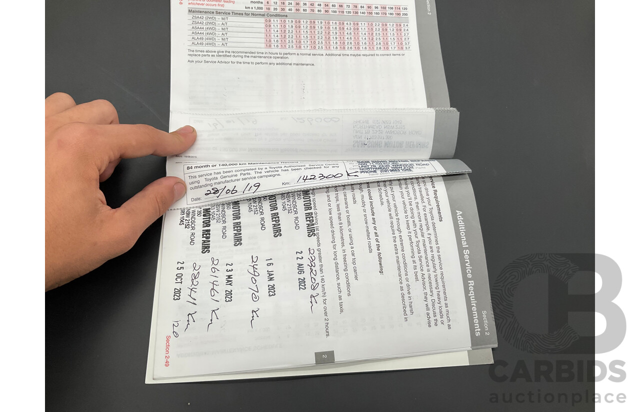 01/2016 Toyota RAV4 GX (FWD) ZSA42R MY16 4d Wagon Glacier White 2.0L