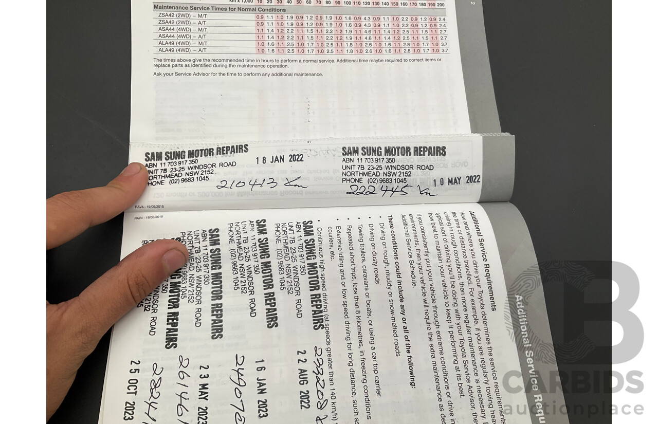 01/2016 Toyota RAV4 GX (FWD) ZSA42R MY16 4d Wagon Glacier White 2.0L