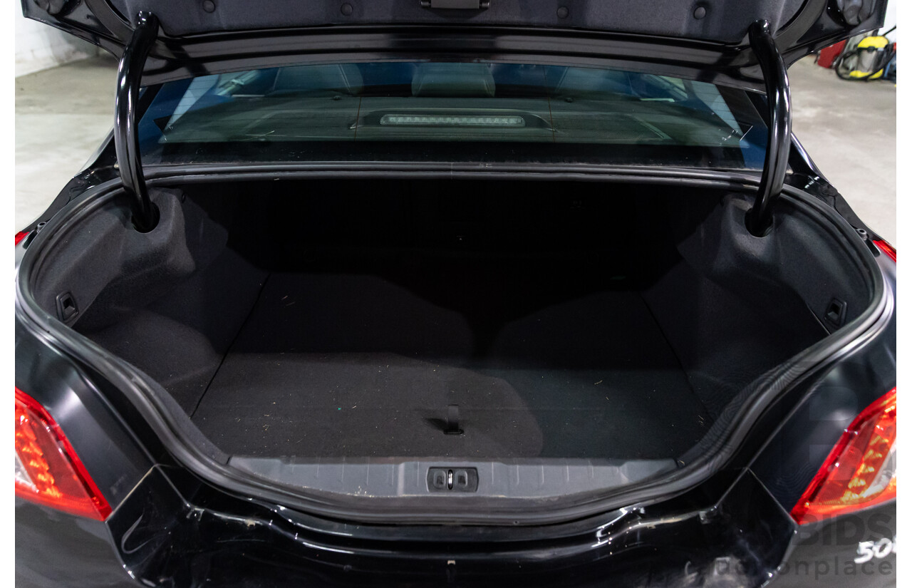 8/2013 Peugeot 508 Allure 1.6T MY13 4d Sedan Nera Black Pearl Turbo 1.6L