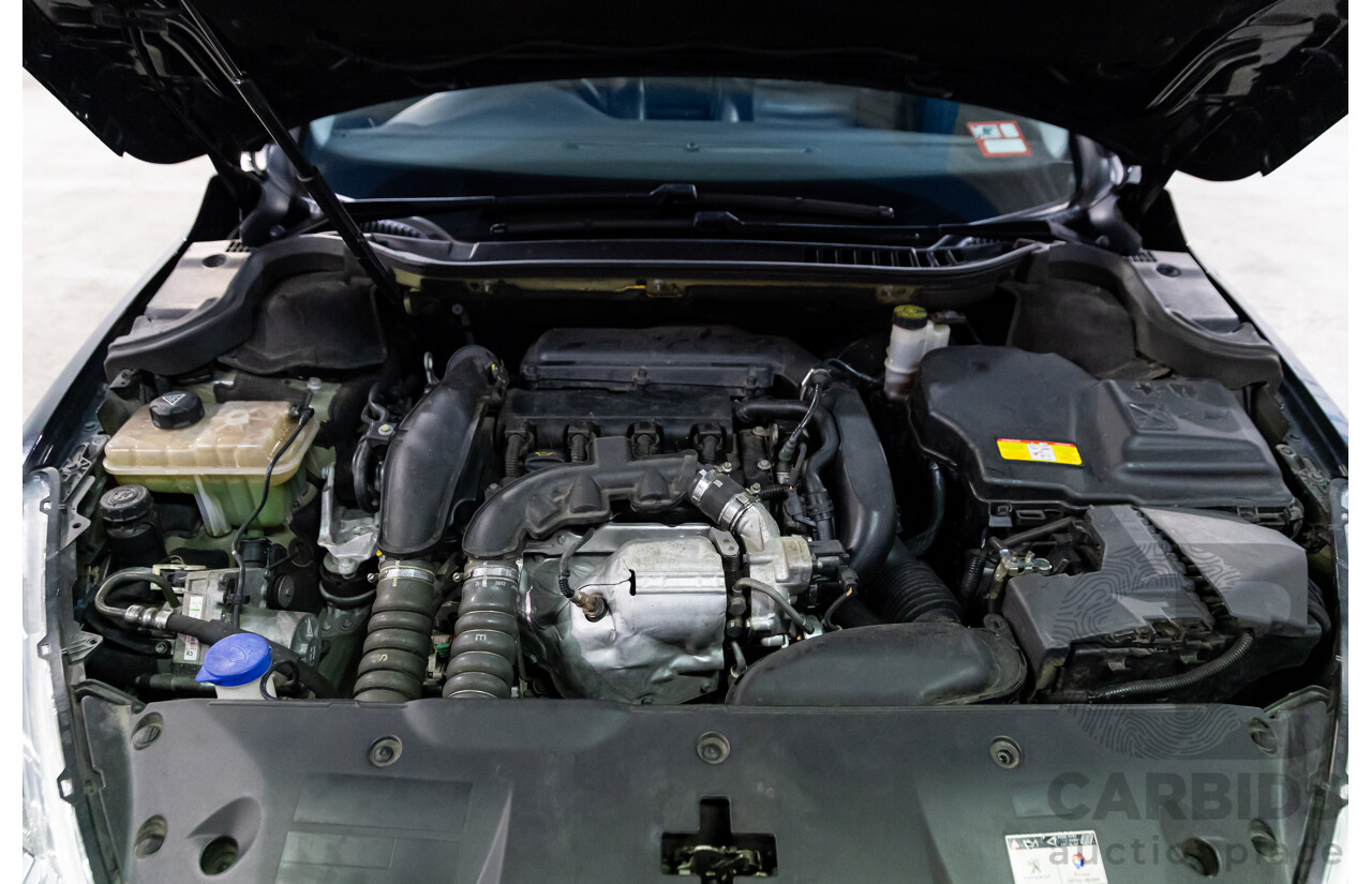 8/2013 Peugeot 508 Allure 1.6T MY13 4d Sedan Nera Black Pearl Turbo 1.6L