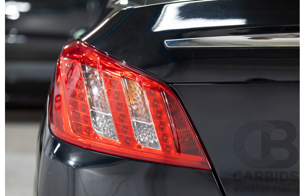8/2013 Peugeot 508 Allure 1.6T MY13 4d Sedan Nera Black Pearl Turbo 1.6L