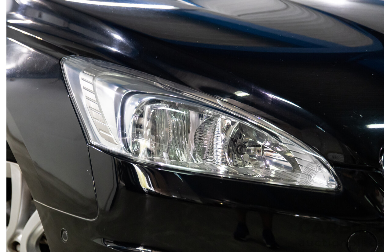 8/2013 Peugeot 508 Allure 1.6T MY13 4d Sedan Nera Black Pearl Turbo 1.6L