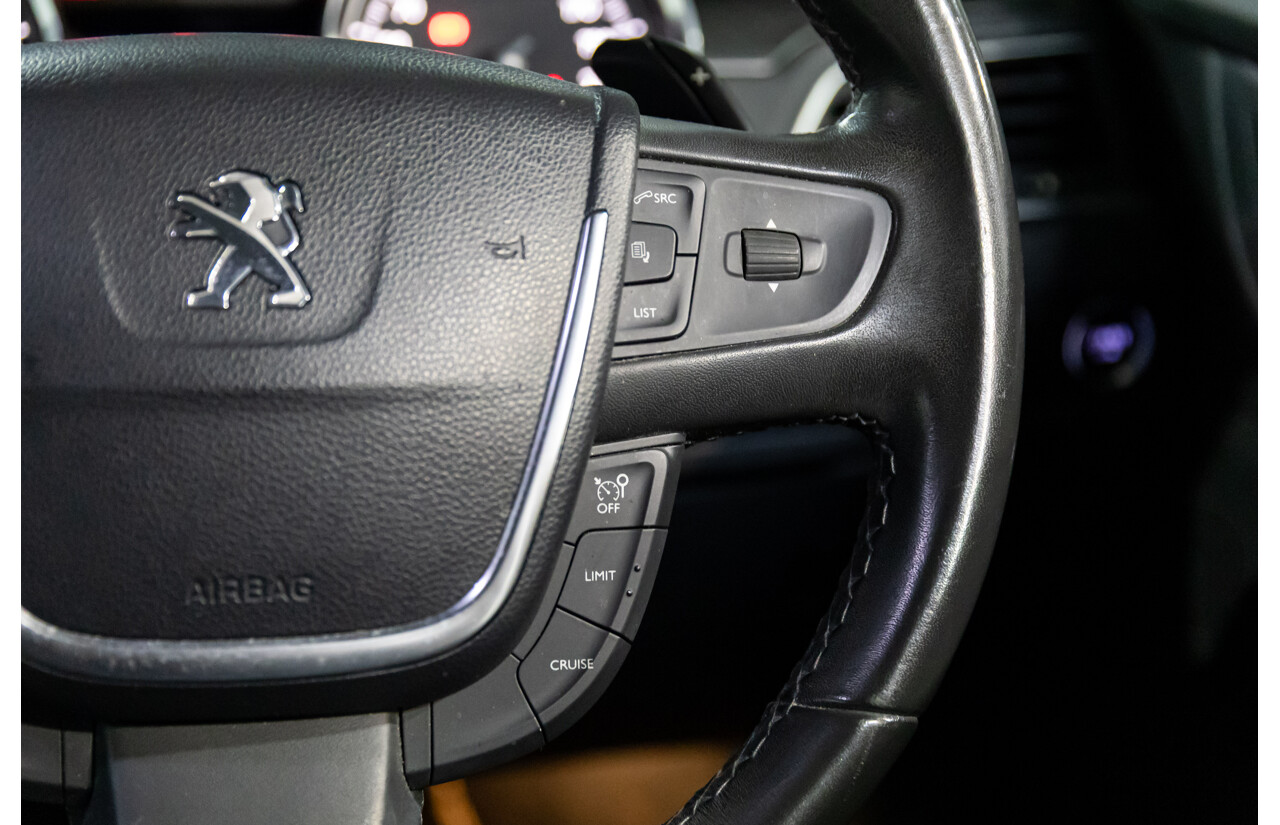 8/2013 Peugeot 508 Allure 1.6T MY13 4d Sedan Nera Black Pearl Turbo 1.6L