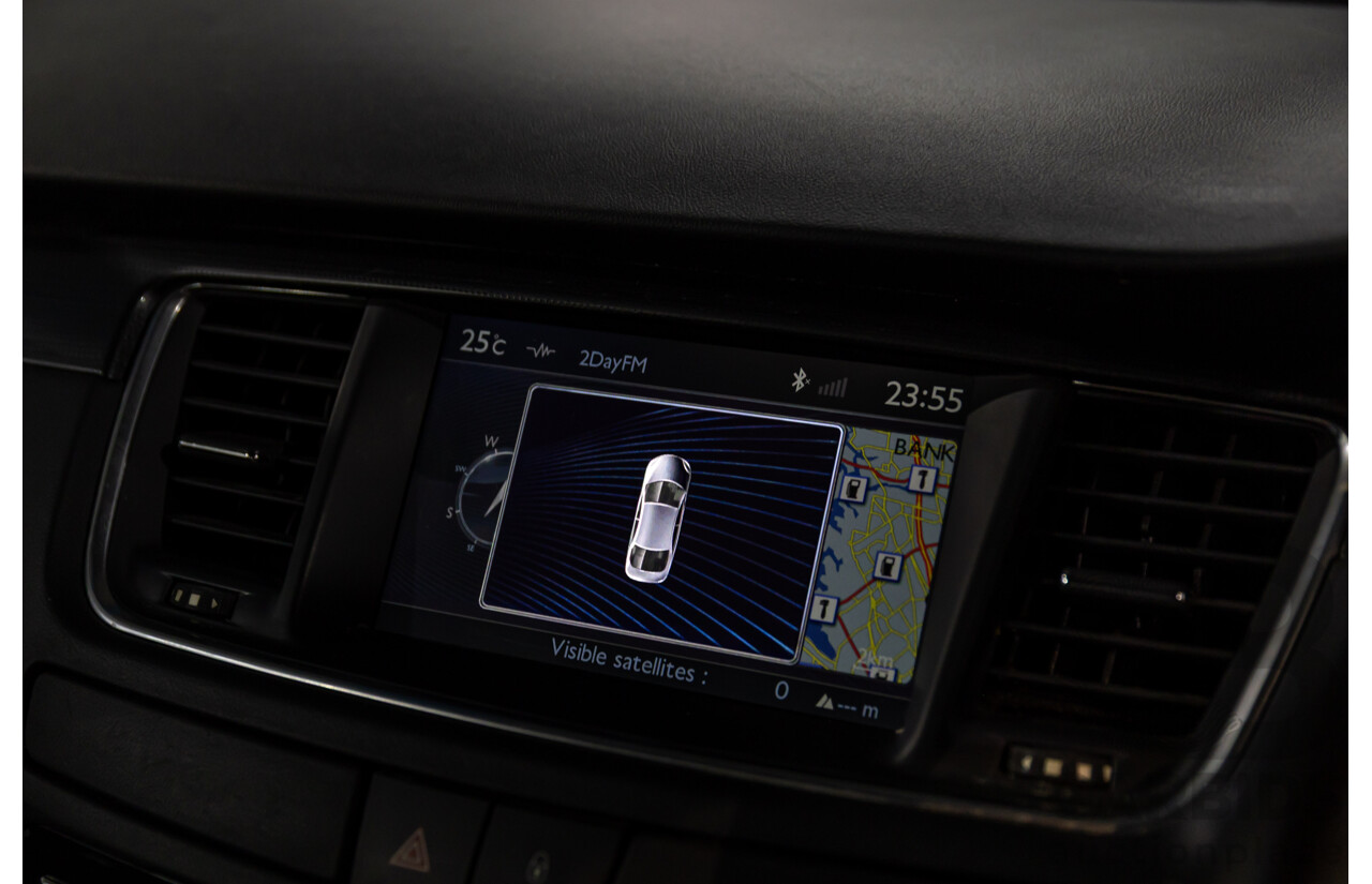 8/2013 Peugeot 508 Allure 1.6T MY13 4d Sedan Nera Black Pearl Turbo 1.6L