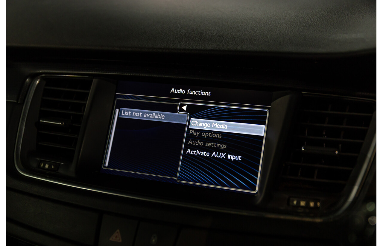 8/2013 Peugeot 508 Allure 1.6T MY13 4d Sedan Nera Black Pearl Turbo 1.6L