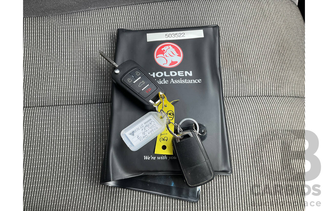 12/2012 Holden Colorado 7 LT (4x4) RG 4d Wagon Summit White Turbo Diesel 2.8L - 7 Seater