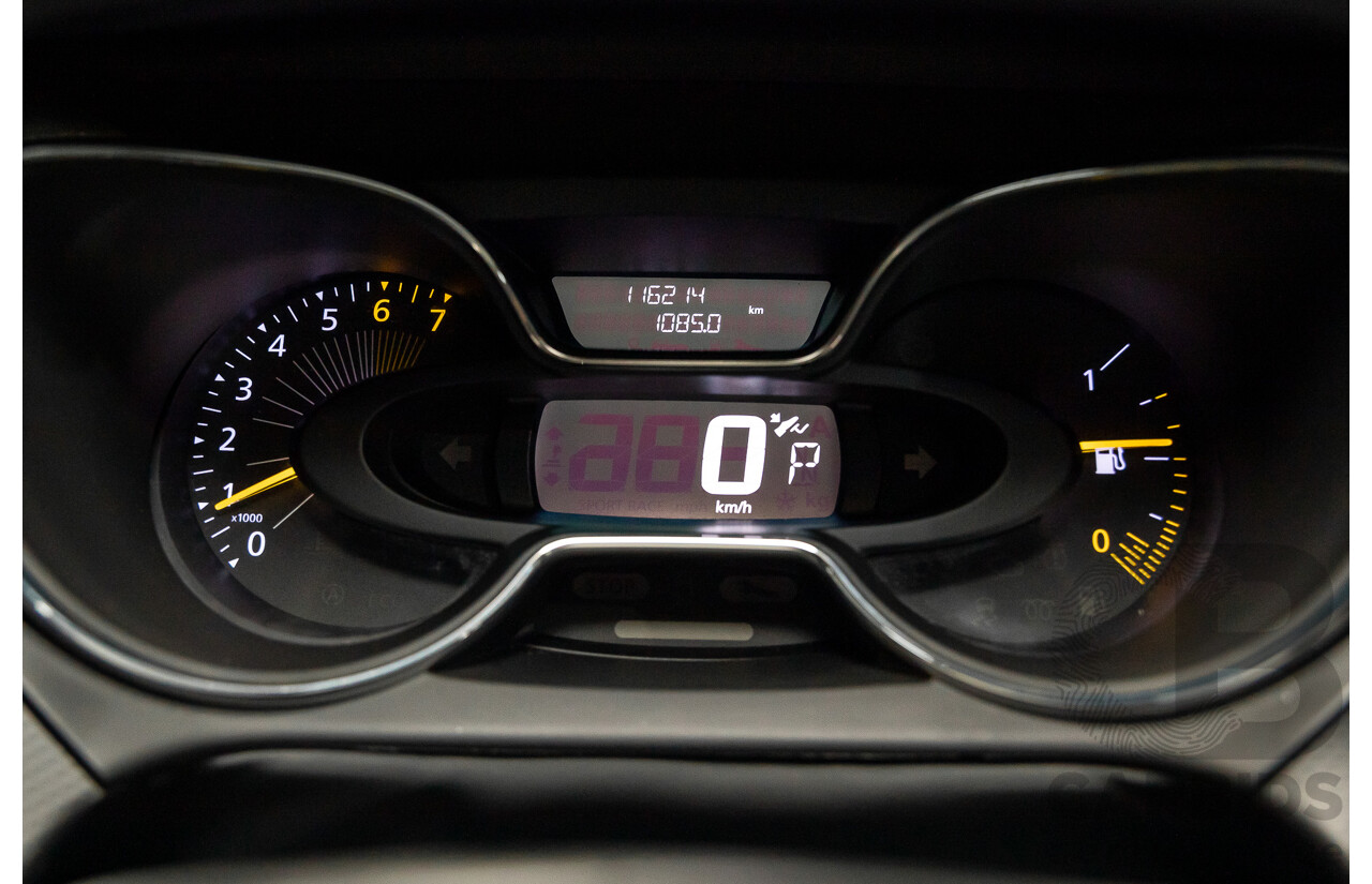 1/2015 Renault Captur Dynamique (FWD) J87 4d Wagon Ivory White / Black Roof Turbo 1.2L