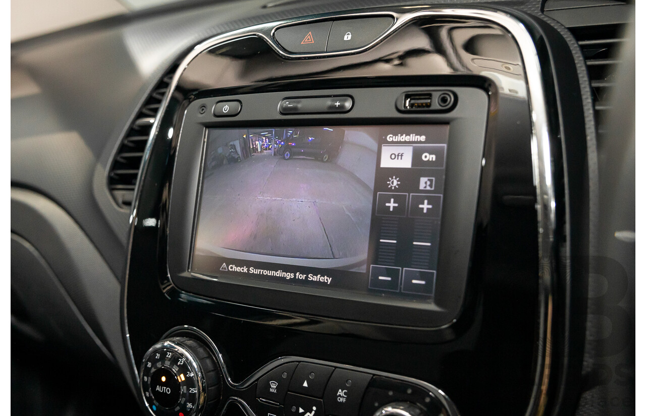 1/2015 Renault Captur Dynamique (FWD) J87 4d Wagon Ivory White / Black Roof Turbo 1.2L