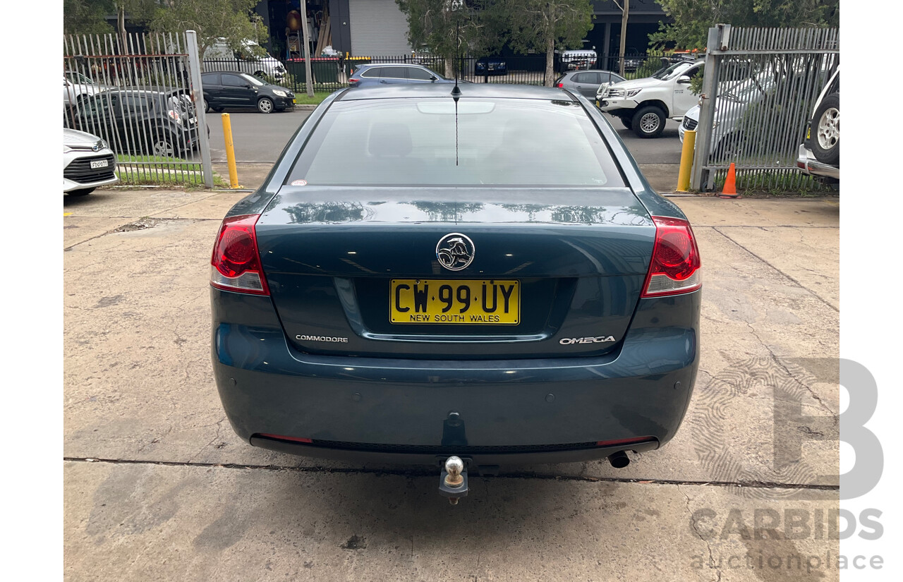 6/2008 Holden Commodore Omega VE MY09 4d Sedan Impulse Blue V6 3.6L