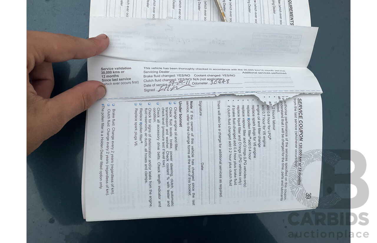 6/2008 Holden Commodore Omega VE MY09 4d Sedan Impulse Blue V6 3.6L