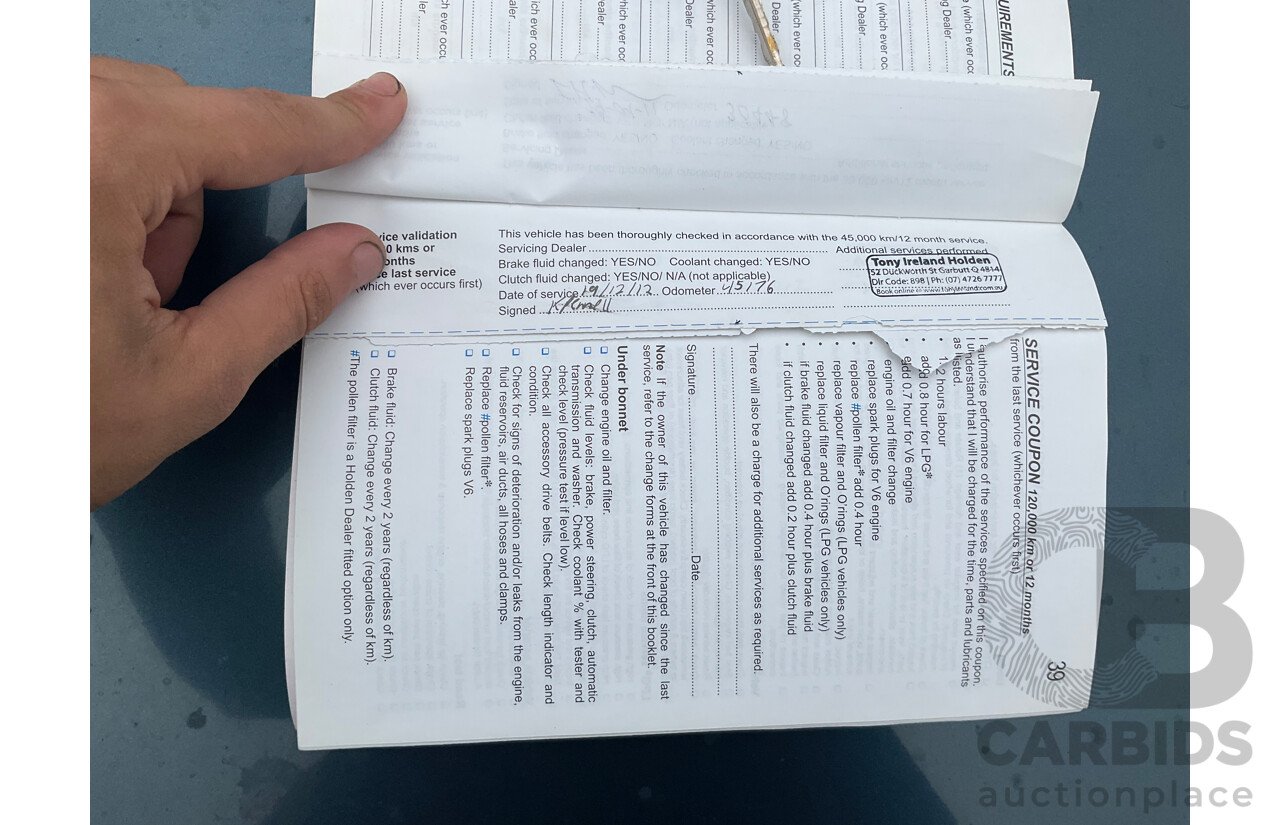 6/2008 Holden Commodore Omega VE MY09 4d Sedan Impulse Blue V6 3.6L