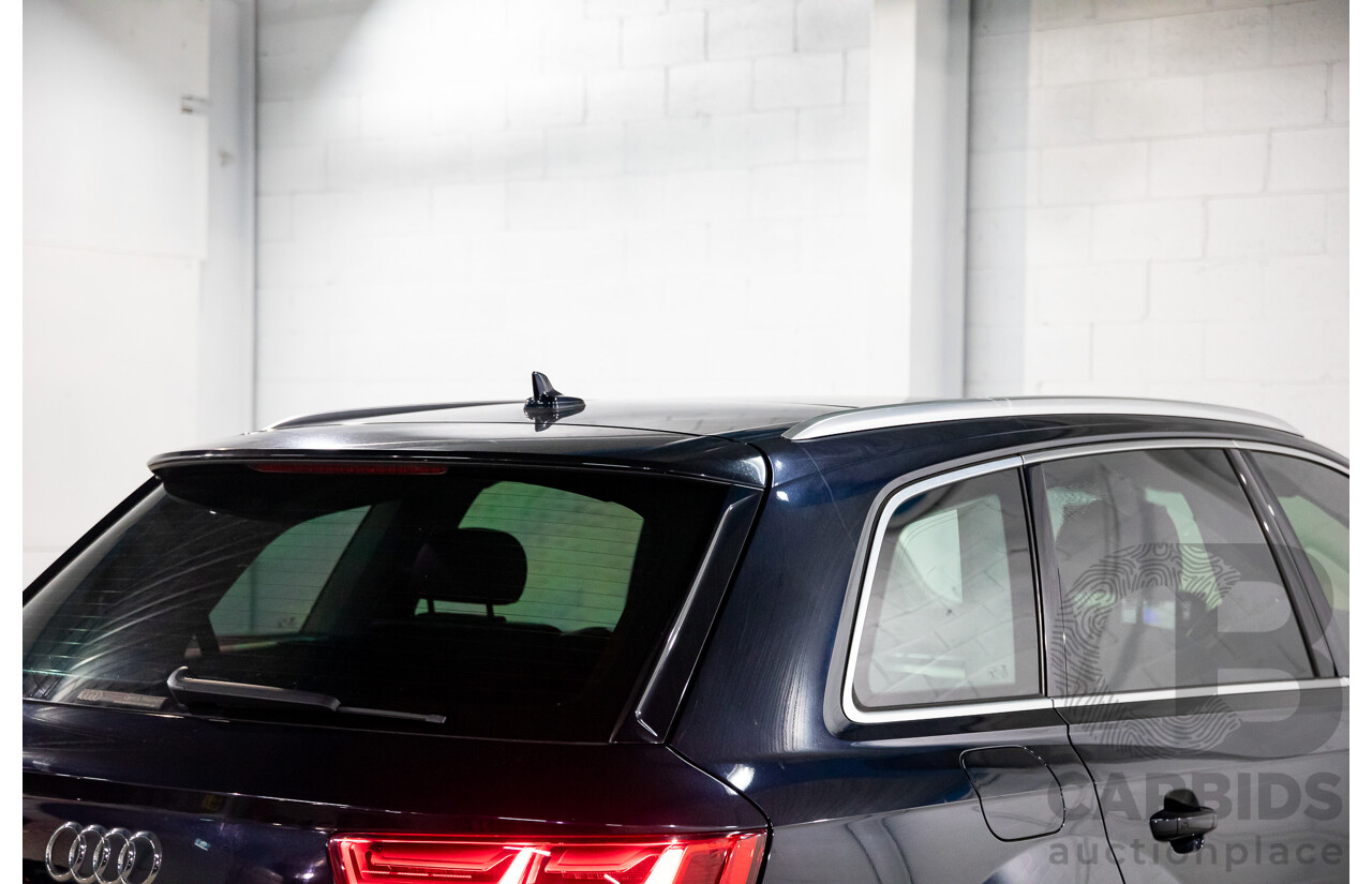 10/2017 Audi Q7 3.0 TDI Quattro (160kW AWD) 4M MY17 4d Wagon Ink Blue Metallic Turbo Diesel V6 3.0L