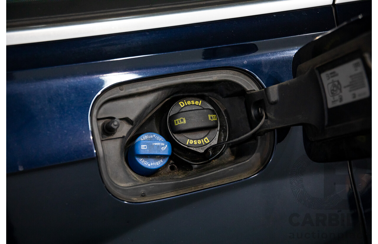 10/2017 Audi Q7 3.0 TDI Quattro (160kW AWD) 4M MY17 4d Wagon Ink Blue Metallic Turbo Diesel V6 3.0L