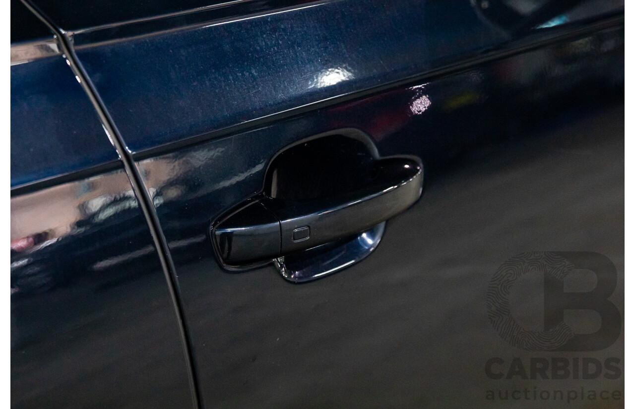 10/2017 Audi Q7 3.0 TDI Quattro (160kW AWD) 4M MY17 4d Wagon Ink Blue Metallic Turbo Diesel V6 3.0L