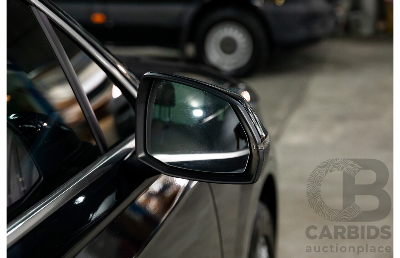 10/2017 Audi Q7 3.0 TDI Quattro (160kW AWD) 4M MY17 4d Wagon Ink Blue Metallic Turbo Diesel V6 3.0L