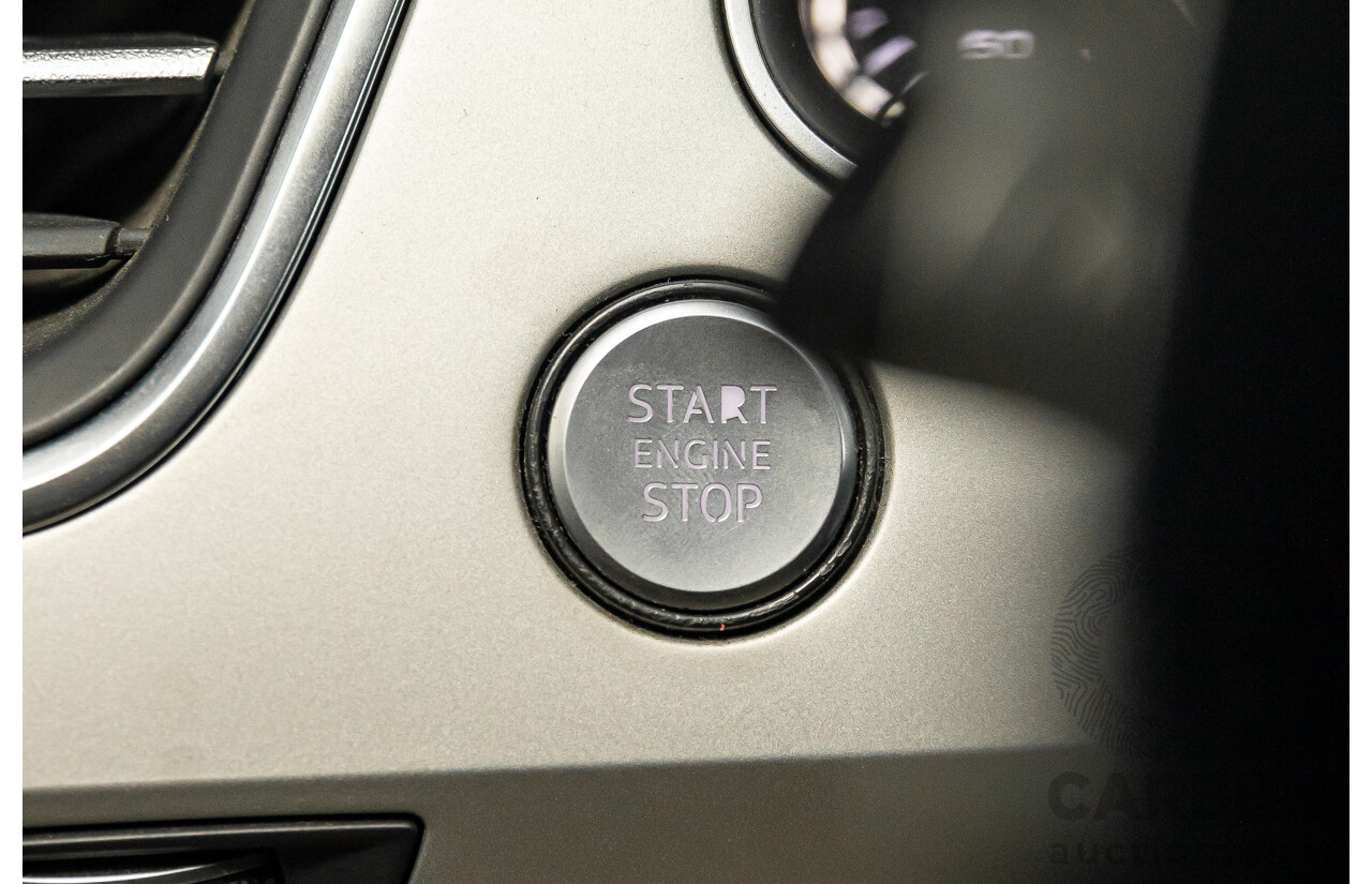 10/2017 Audi Q7 3.0 TDI Quattro (160kW AWD) 4M MY17 4d Wagon Ink Blue Metallic Turbo Diesel V6 3.0L