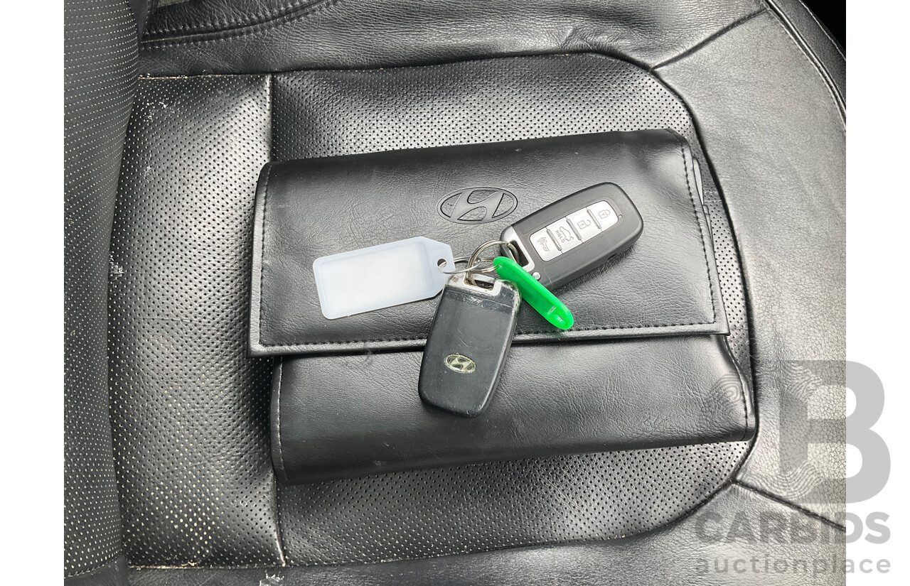 4/2012 Hyundai IX35 Highlander (AWD) LM MY11 4d Wagon Oil Blue Metallic Turbo Diesel 2.0L