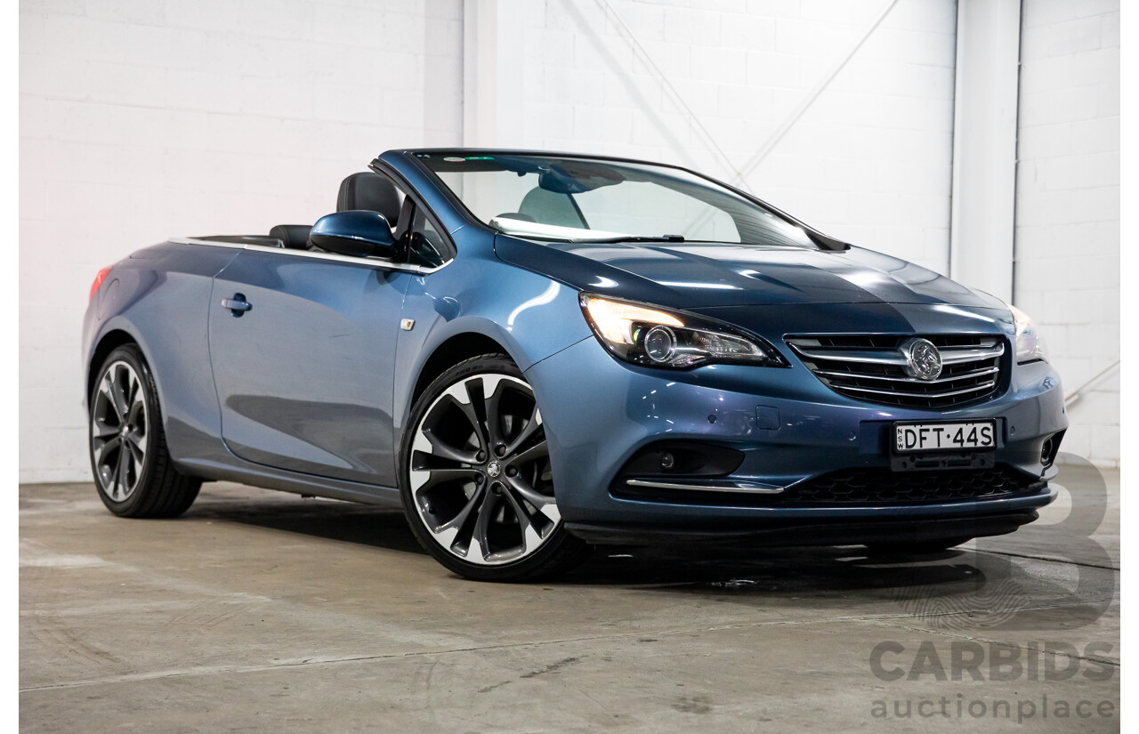 05/2016 Holden Cascada (FWD) CJ MY16 2d Convertible Deep Sky Blue Metallic Turbo 1.6L