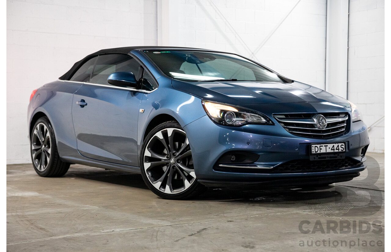 05/2016 Holden Cascada (FWD) CJ MY16 2d Convertible Deep Sky Blue Metallic Turbo 1.6L