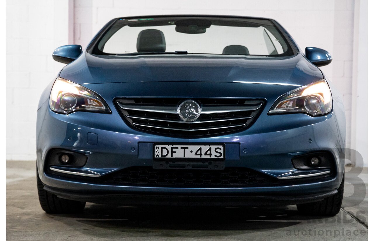 05/2016 Holden Cascada (FWD) CJ MY16 2d Convertible Deep Sky Blue Metallic Turbo 1.6L