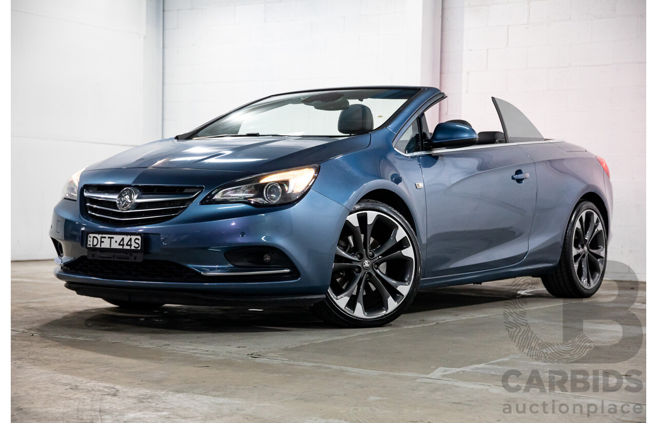 05/2016 Holden Cascada (FWD) CJ MY16 2d Convertible Deep Sky Blue Metallic Turbo 1.6L