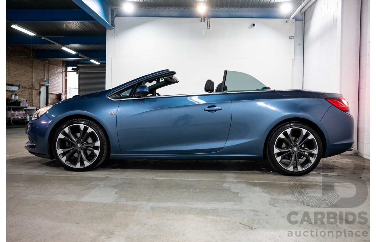 05/2016 Holden Cascada (FWD) CJ MY16 2d Convertible Deep Sky Blue Metallic Turbo 1.6L