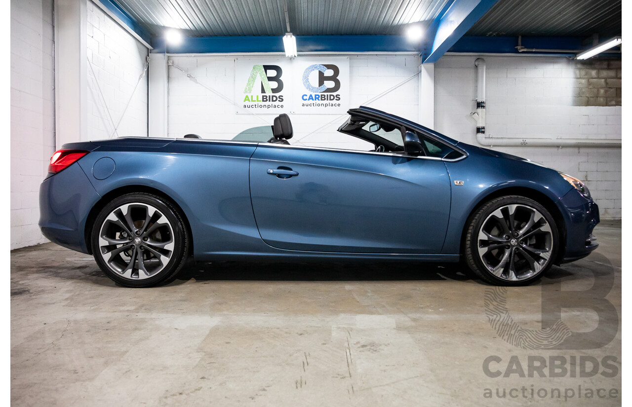 05/2016 Holden Cascada (FWD) CJ MY16 2d Convertible Deep Sky Blue Metallic Turbo 1.6L