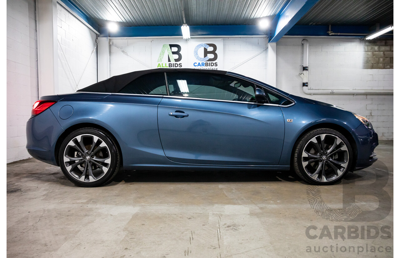 05/2016 Holden Cascada (FWD) CJ MY16 2d Convertible Deep Sky Blue Metallic Turbo 1.6L