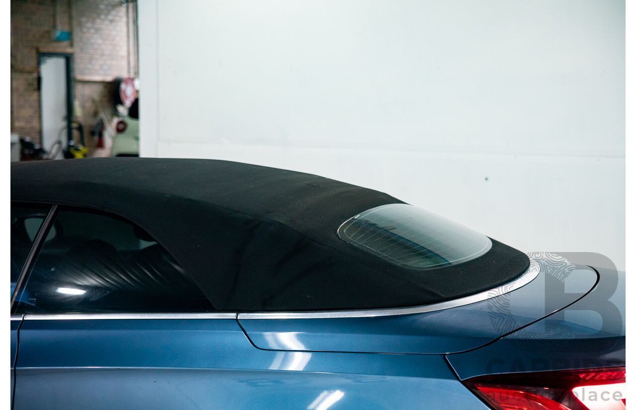 05/2016 Holden Cascada (FWD) CJ MY16 2d Convertible Deep Sky Blue Metallic Turbo 1.6L