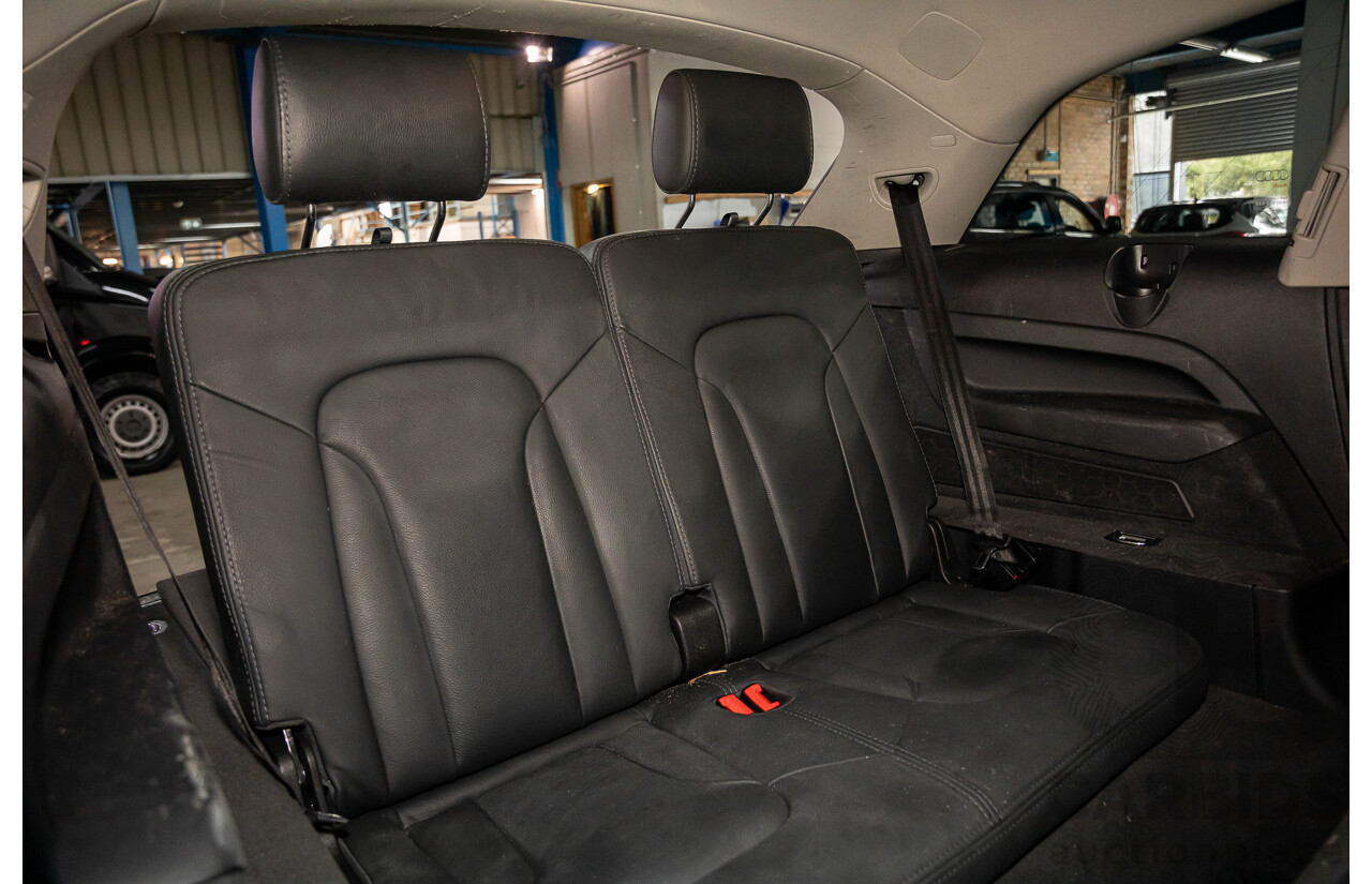 10/2014 Audi Q7 3.0 TDI Quattro S-Line MY14 4d Wagon Carrara White Turbo Diesel V6 3.0L