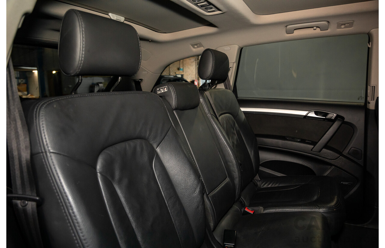 10/2014 Audi Q7 3.0 TDI Quattro S-Line MY14 4d Wagon Carrara White Turbo Diesel V6 3.0L