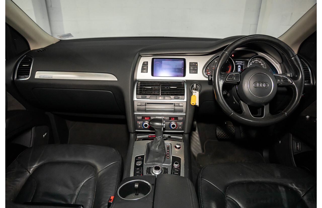 10/2014 Audi Q7 3.0 TDI Quattro S-Line MY14 4d Wagon Carrara White Turbo Diesel V6 3.0L