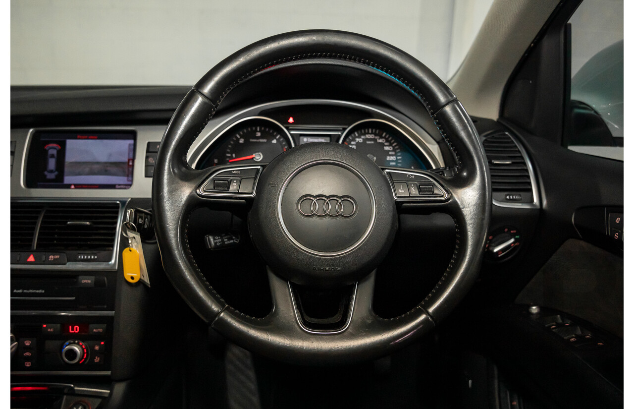 10/2014 Audi Q7 3.0 TDI Quattro S-Line MY14 4d Wagon Carrara White Turbo Diesel V6 3.0L