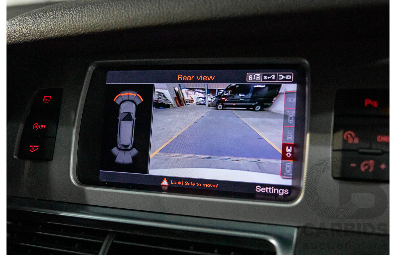 10/2014 Audi Q7 3.0 TDI Quattro S-Line MY14 4d Wagon Carrara White Turbo Diesel V6 3.0L