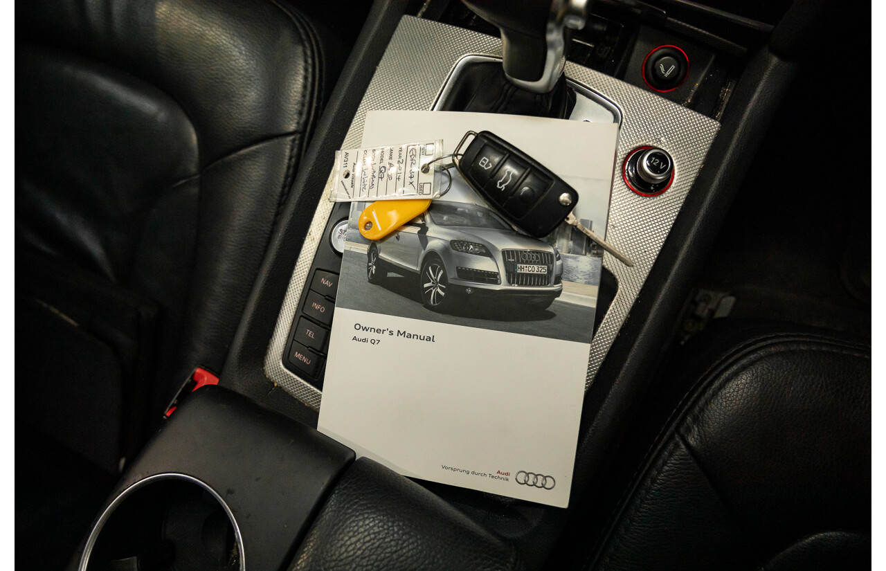 10/2014 Audi Q7 3.0 TDI Quattro S-Line MY14 4d Wagon Carrara White Turbo Diesel V6 3.0L