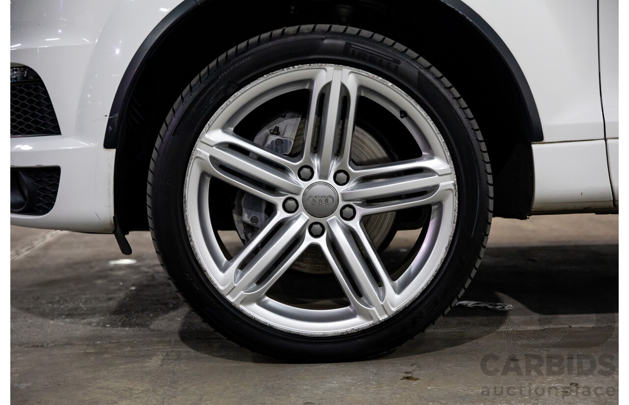10/2014 Audi Q7 3.0 TDI Quattro S-Line MY14 4d Wagon Carrara White Turbo Diesel V6 3.0L