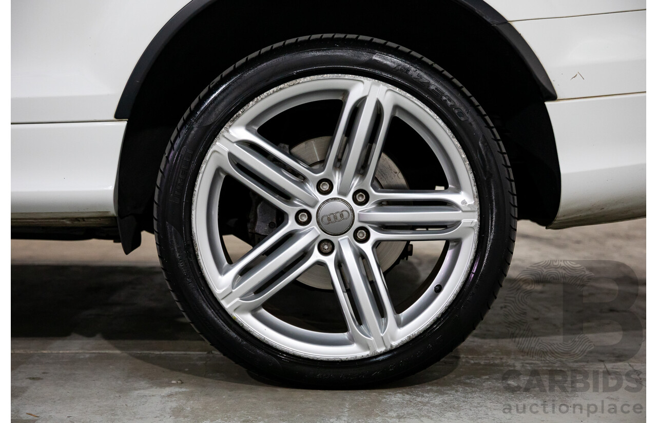 10/2014 Audi Q7 3.0 TDI Quattro S-Line MY14 4d Wagon Carrara White Turbo Diesel V6 3.0L