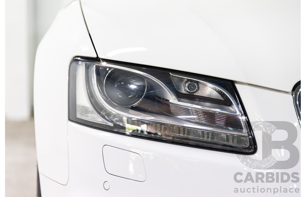 05/2011 Audi A5 Sportback 3.0 TDI Quattro (AWD) 8T MY11 5d Hatchback Ibis White Turbo Diesel V6 3.0L