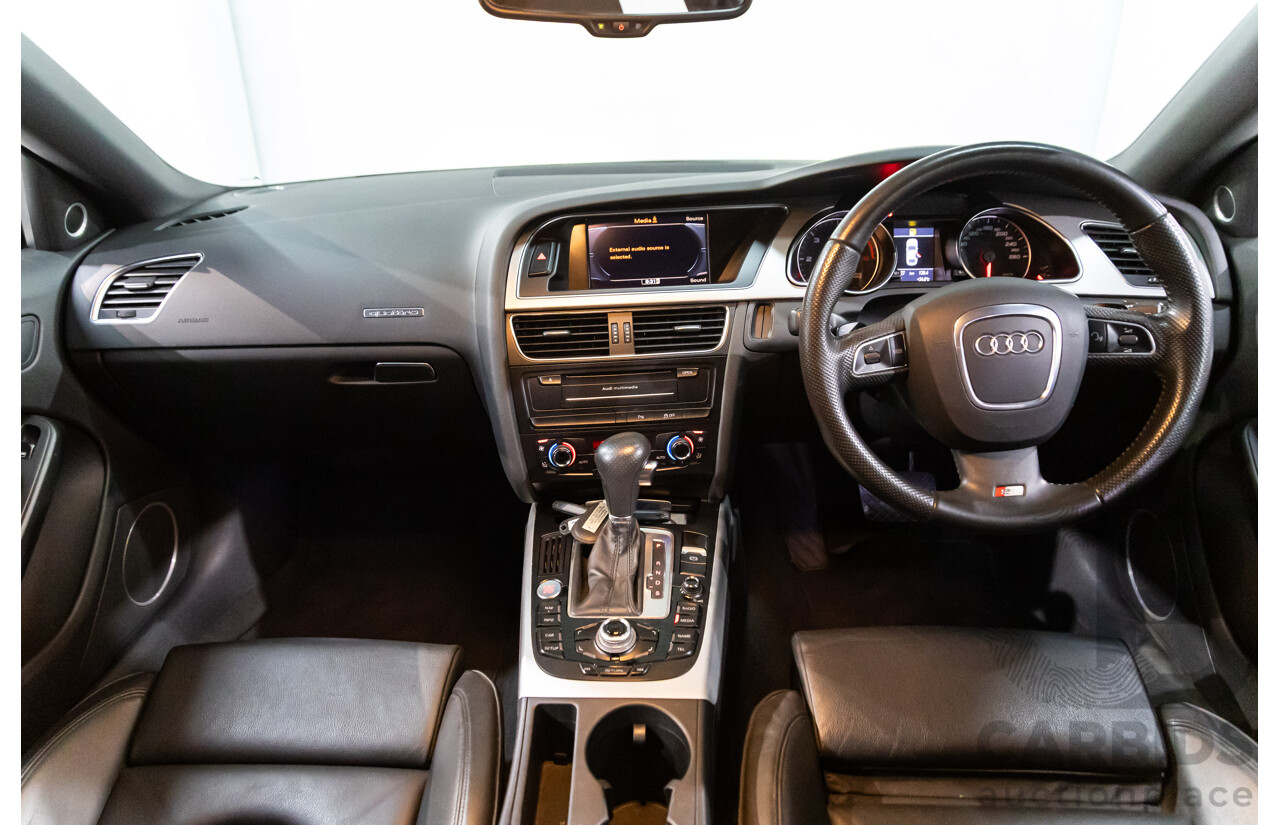 05/2011 Audi A5 Sportback 3.0 TDI Quattro (AWD) 8T MY11 5d Hatchback Ibis White Turbo Diesel V6 3.0L