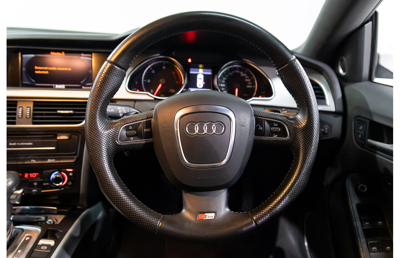 05/2011 Audi A5 Sportback 3.0 TDI Quattro (AWD) 8T MY11 5d Hatchback Ibis White Turbo Diesel V6 3.0L