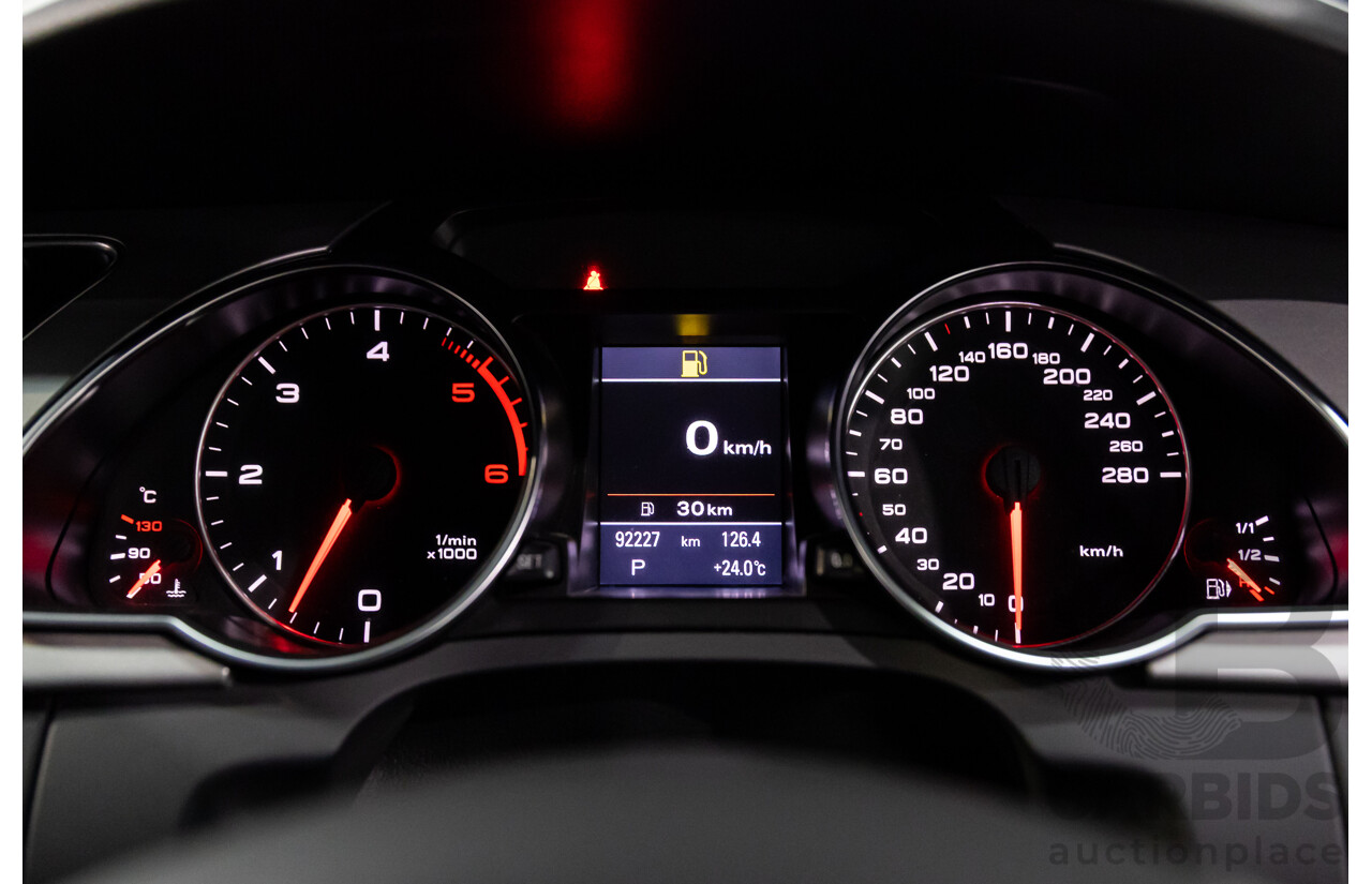 05/2011 Audi A5 Sportback 3.0 TDI Quattro (AWD) 8T MY11 5d Hatchback Ibis White Turbo Diesel V6 3.0L